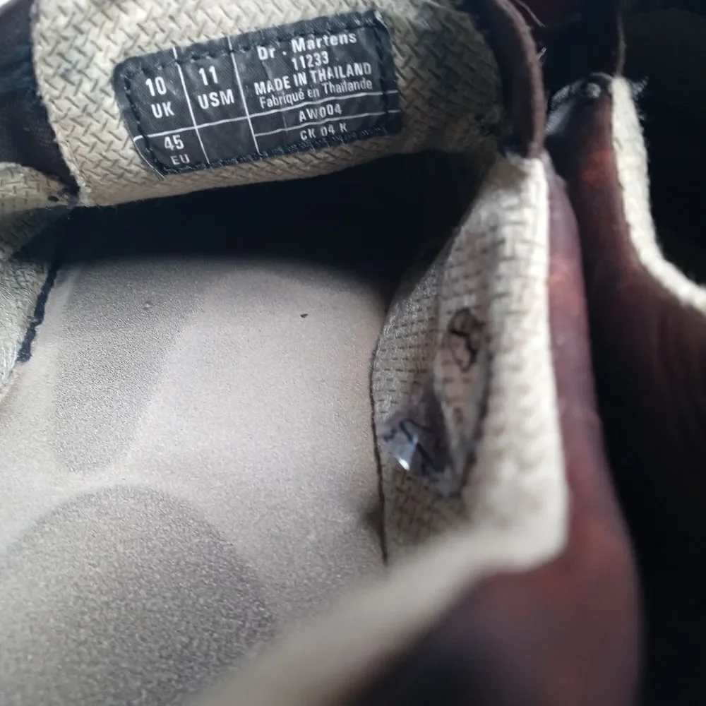 Dr. Martens brown leather shoes size 11